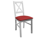 NILO 10 białe krzesło w skandynawskim stylu