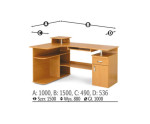 DESK 26 biurko 150x100 narożne z nadstawką - KOLORY