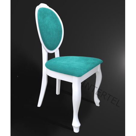 SONIA białe krzesło ludwik