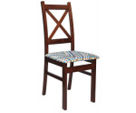 Zestaw: stół LARGO 80x150+40 oraz 6x krzesło SKANDI