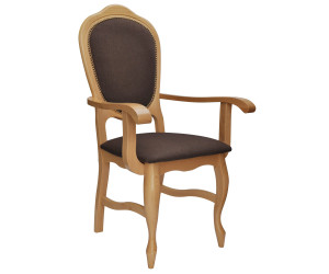 MERSO s77 stylowe krzesło z podłokietnikami i taśmą pinezkową