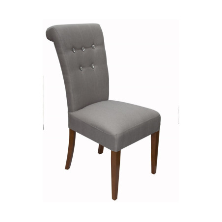 MERSO S66 tapicerowane krzesło pikowane KRYSZTAŁKAMI