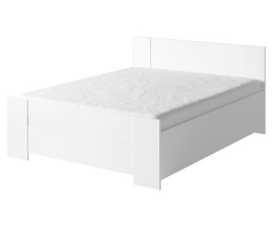 BONA białe łóżko z pojemnikiem 160x200