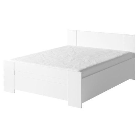 BONA białe łóżko z pojemnikiem 160x200