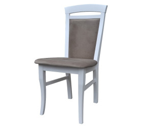TOLEDO białe krzesło do salonu