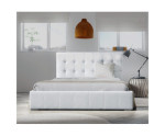 GRACJA 3 łóżko tapicerowane, pikowane 140x200