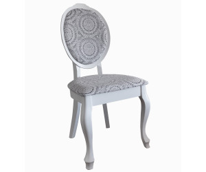 SONIA eleganckie białe krzesła do sypialni i salonu