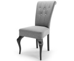 MERSO 64 eleganckie tapicerowane krzesło pikowane kryształkami