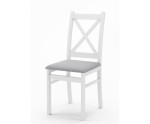 SZYBKA REALIZACJA !!! SKANDI białe krzesło krzyżak - casablanca 2314