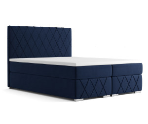 LARETTO T9 łóżko kontynentalne 160x200 przeszycia karo