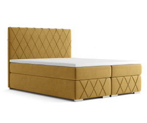 LARETTO T9 łóżko kontynentalne 180x200 przeszycia karo