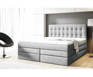 PARIS 4K łóżko kontynentalne 180x200 z guzikami i pojemnikiem