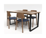 Zestaw: stół MODERN M5 80x125 i 4 krzesła MODERN M26, kolory