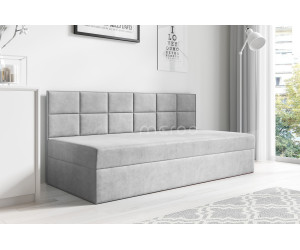 MEROO 2M łóżko tapicerowane 90x200 z pojemnikiem