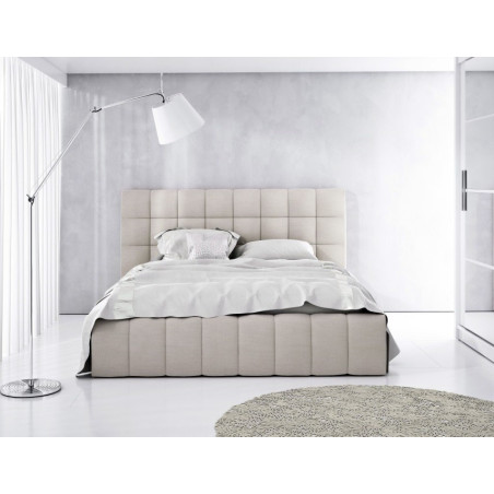 ROSE 4 łóżko tapicerowane z przeszyciami - 200x220