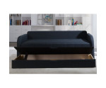 CAMARO sofa 3-osobowa, rozkładana brąz