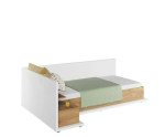 SIMI MS-09L łóżko 90 lewe z materacem