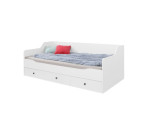 BERGAMO 13 łóżko 3S 90x200 ze stelażem biały/biały