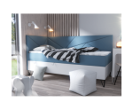 GEOMETRIC 3M łóżko tapicerowane 80x200 z materacem i pojemnikiem