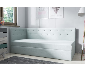 PRINCESS 3M łóżko tapicerowane narożne 120x200 z materacem i pojemnikiem