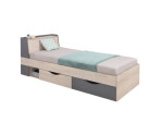 DELTA DL- 14 łóżko 90x200 L/P z szufladami
