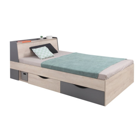 DELTA DL- 15 łóżko 120x200 L/P z szufladami