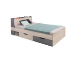 DELTA DL- 15 łóżko 120x200 L/P z szufladami