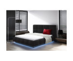 EUPHORIA  łóżko tapicerowane  z LED  180x200