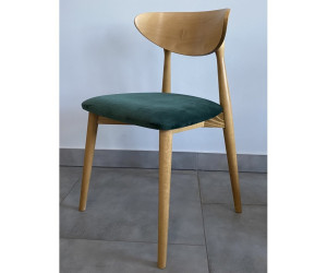 MODERN M33 krzesło dąb jasny, tkanina RIVIERA 38