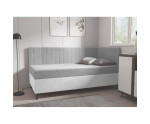 AMELIA 2M łóżko tapicerowane 100x200 z materacem