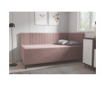 AMELIA 2M łóżko tapicerowane 90x200 z materacem