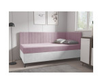 AMELIA 2M łóżko tapicerowane 80x200 z materacem