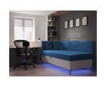 GEOMETRIC 3M łóżko młodzieżowe z materacem 90x200 z LED RGB