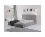 ROSE 3 łóżko tapicerowane z przeszyciami 200x200