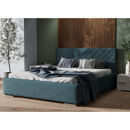 IMPERIA S10 łóżko tapicerowane 180x200, stelaż metalowy