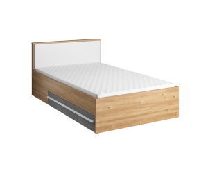 PLANO PN-10 łóżko 120x200 z szufladami