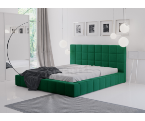 ROSE 3  łóżko tapicerowane z przeszyciami 200x220