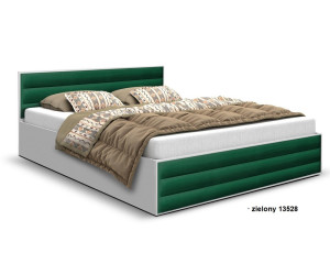 MONA łóżko 160x200 z panelami, stelaż, materac