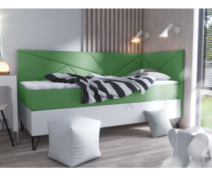 GEOMETRIC 3M łóżko tapicerowane 120x200 z materacem i pojemnikiem