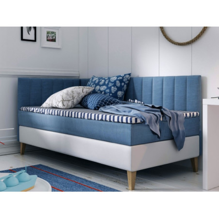 INTARO A16 łóżko tapicerowane 80x180 narożne