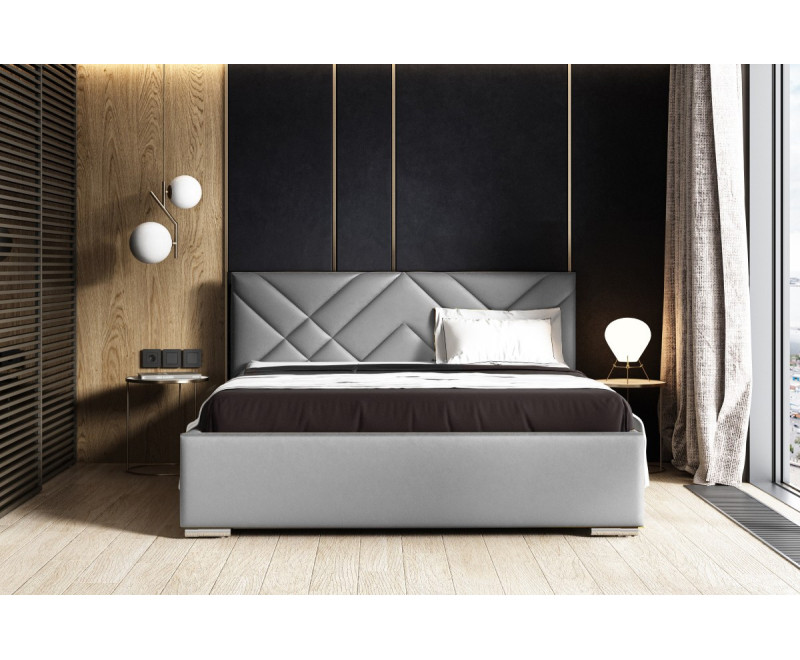 IMPERIA S12 łóżko tapicerowane 180x200 stelaż metalowy