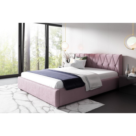 PRATO T4 łóżko tapicerowane 140x200 z pojemnikiem
