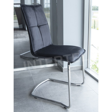 MERSO S112 krzesło tapicerowane płozy