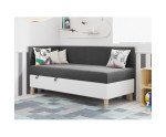 INTARO A16 łóżko tapicerowane 80x200 narożne
