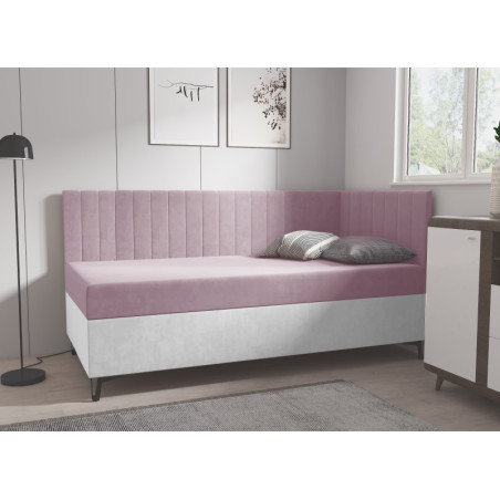 AMELIA 2M łóżko tapicerowane 120x200 z materacem