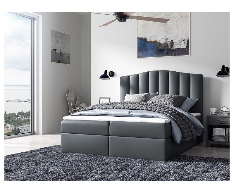 PRATO K3 łóżko kontynentalne 120x200 z pojemnikami i materacem