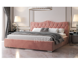 PRATO T7 łóżko tapicerowane 120x200 z pojemnikiem i kryształkami