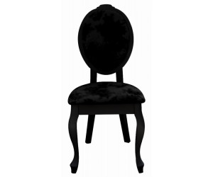 OD RĘKI !!! SONIA stylowe i eleganckie krzesło - czarne, tk. BLUVEL 19 czarny