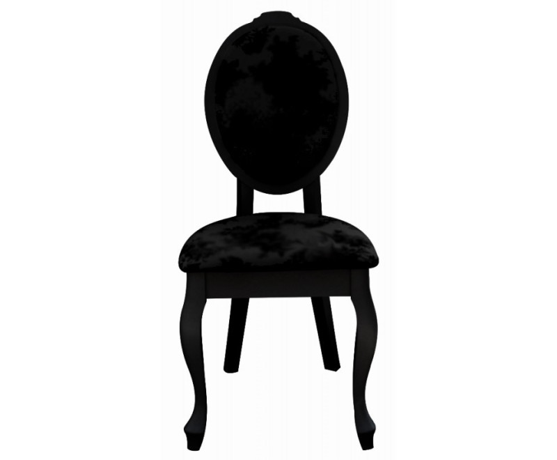 SONIA stylowe i eleganckie krzesło - czarne, tk. BLUVEL 19 czarny