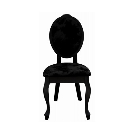 SONIA stylowe i eleganckie krzesło - czarne, tk. BLUVEL 19 czarny